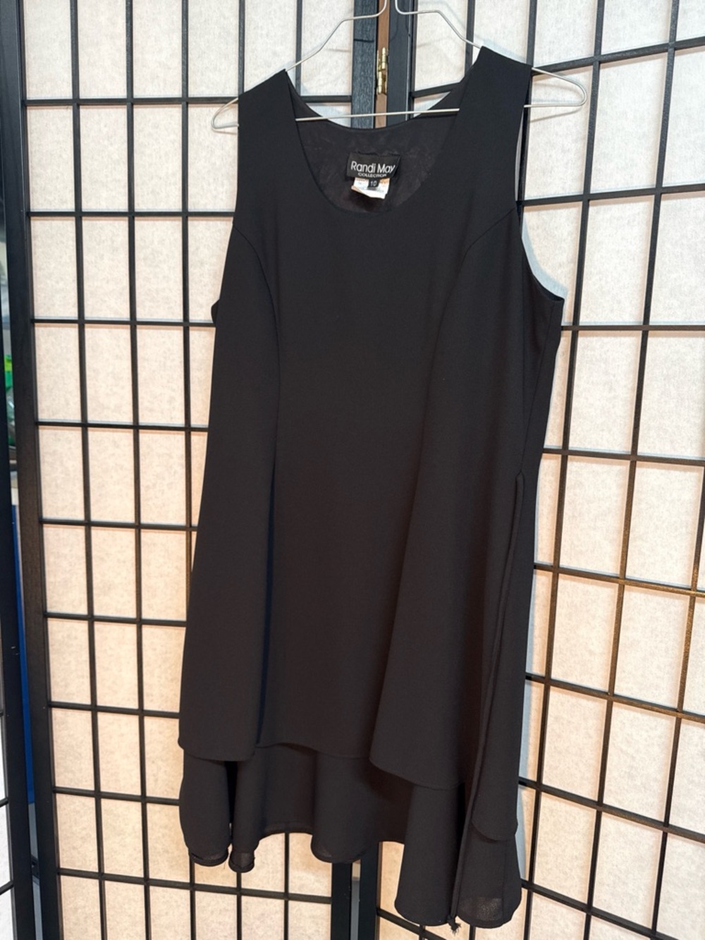 Black Sleeveless Mini Dress
